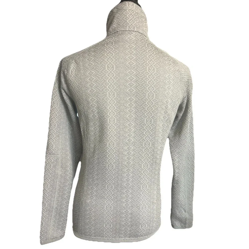 Patagonia Better Sweater Women's S Full Zip Diamond  Frozen Jacquard Salt Gray